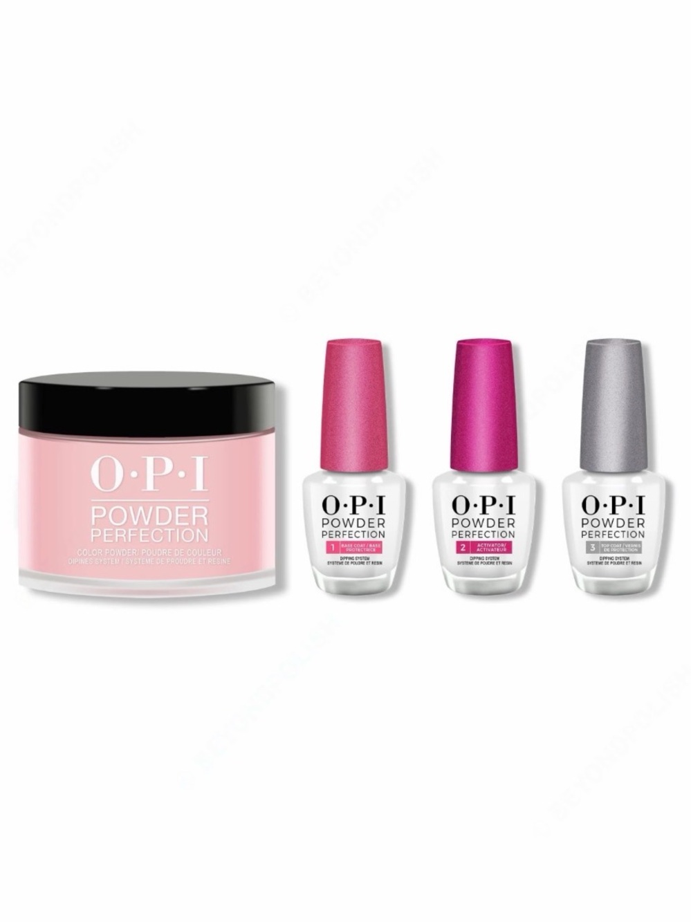 OPI Powder Perfection Steps 1-3 and “Mod About You” Color Powder